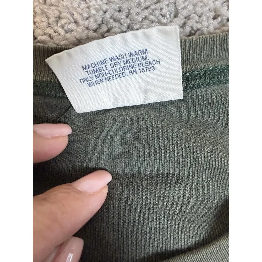 Polo Ralph Lauren Shirt Mens Large Green Classic Pony Embroidered Cotton